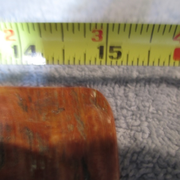 Vintage Brown Red Shell Pendant Necklace - Picture 7 of 7